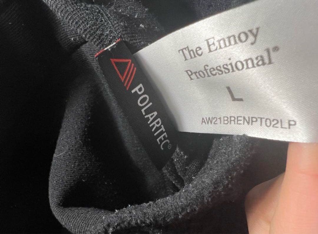 Ennoy（エンノイ）フリースパンツ ブラック L