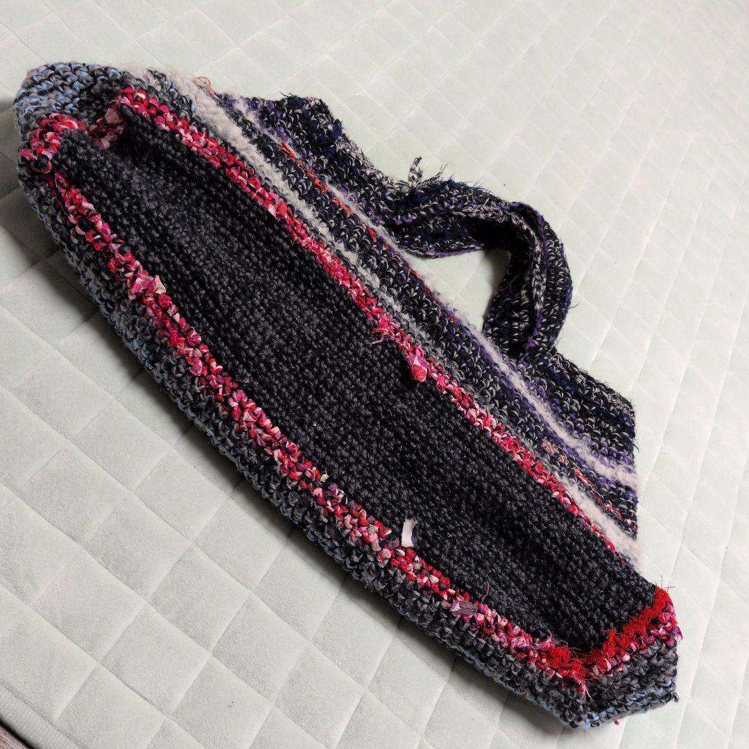 き*げ様 ダニエラ・グレジス　裂き編み　トートバッグ　羊毛100％ イタリア　U