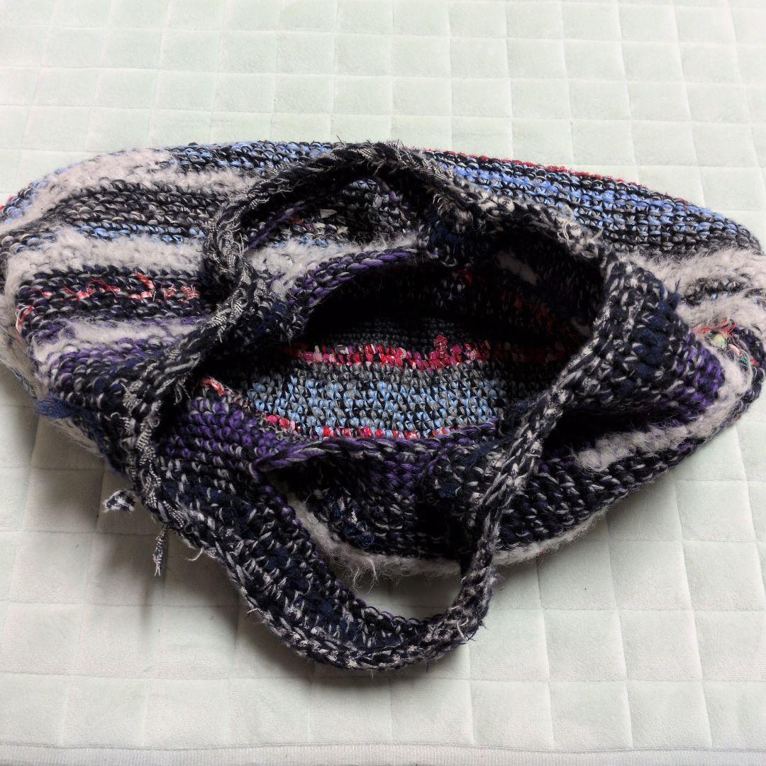 き*げ様 ダニエラ・グレジス　裂き編み　トートバッグ　羊毛100％ イタリア　U