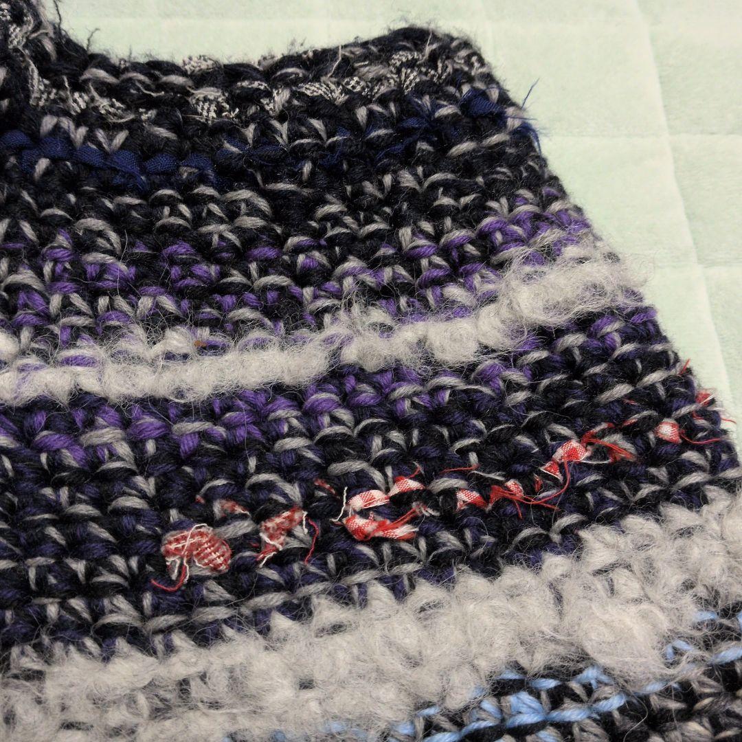 き*げ様 ダニエラ・グレジス　裂き編み　トートバッグ　羊毛100％ イタリア　U