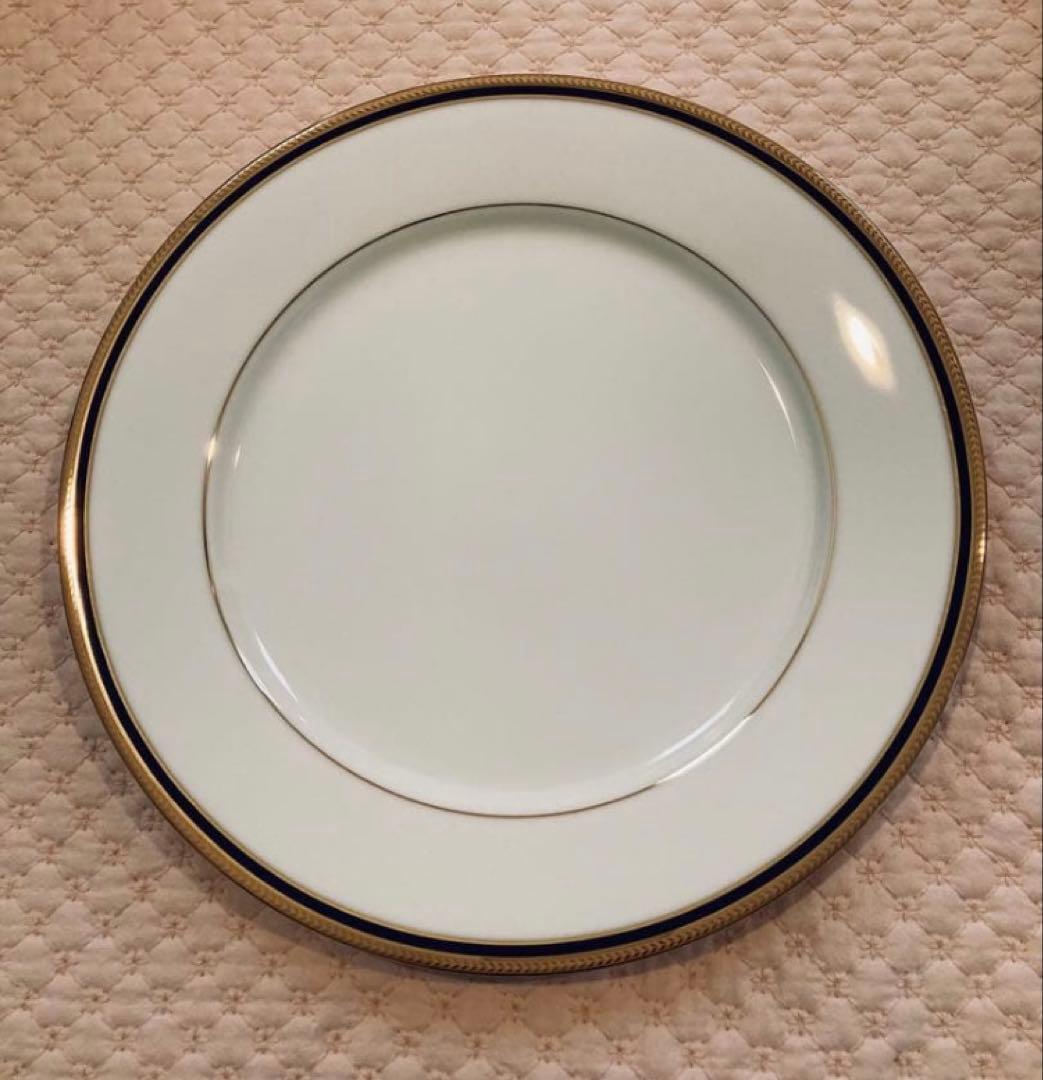 ノリタケTOORAK BLUE金彩 大きい皿27㎝×5枚　21cmx5枚