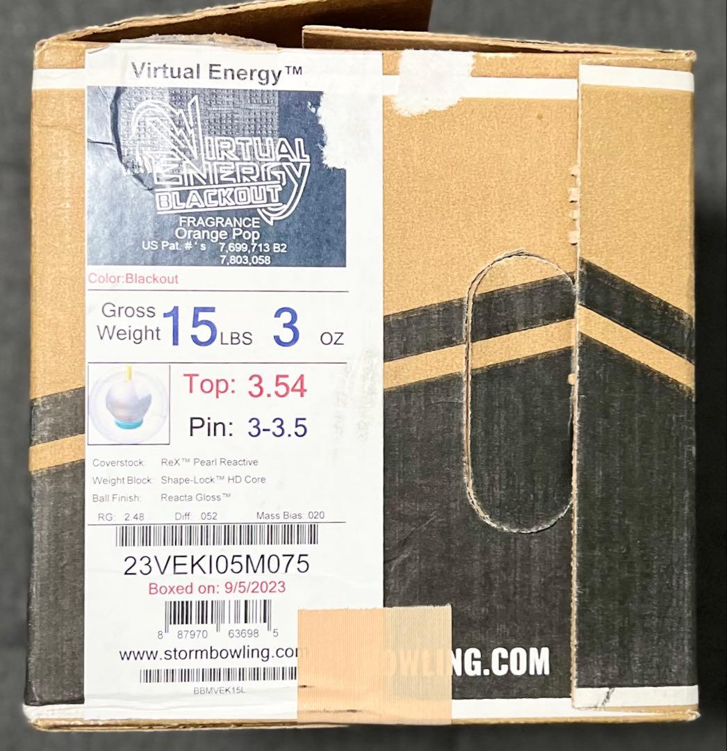 ★値下★15ポンド試投のみ★バーチャルエナジーブラックアウト★ストーム★