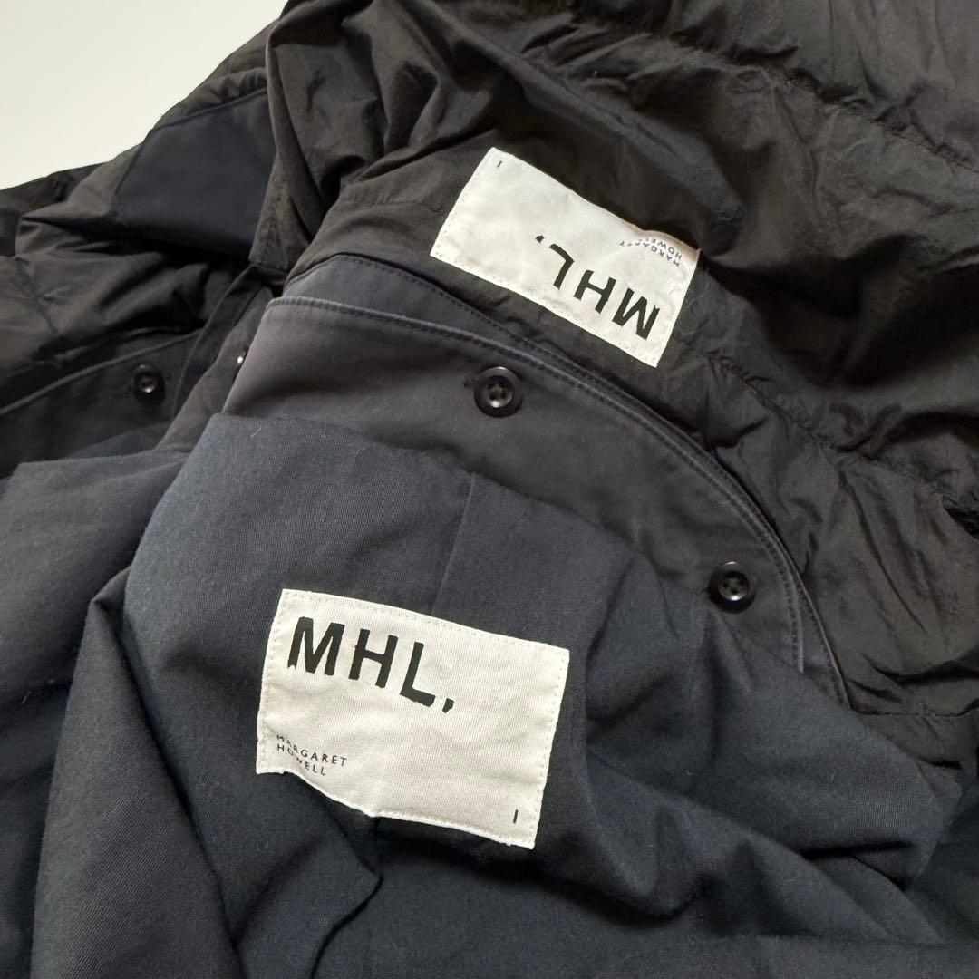 MHL. マーガレットハウエル ダウンライナー付 ステンカラーコート Aライン