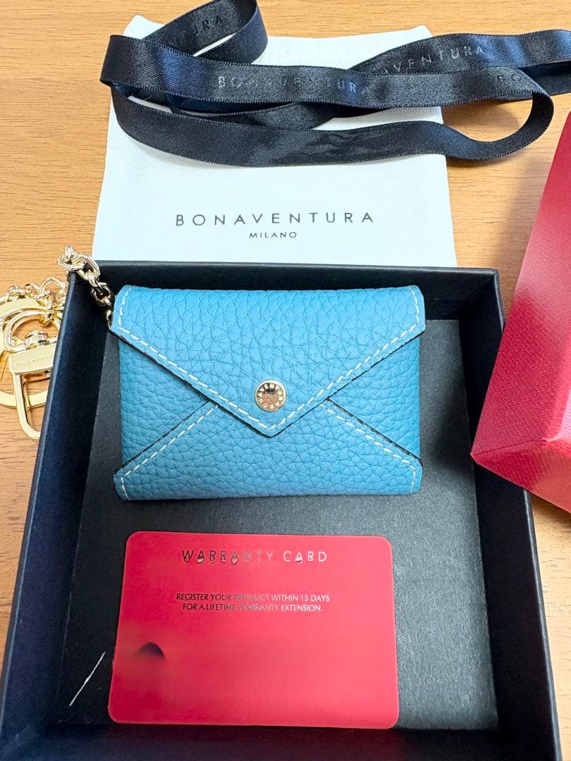 【Bonaventura】 スター チェーン キーホルダー シュリンクレザー