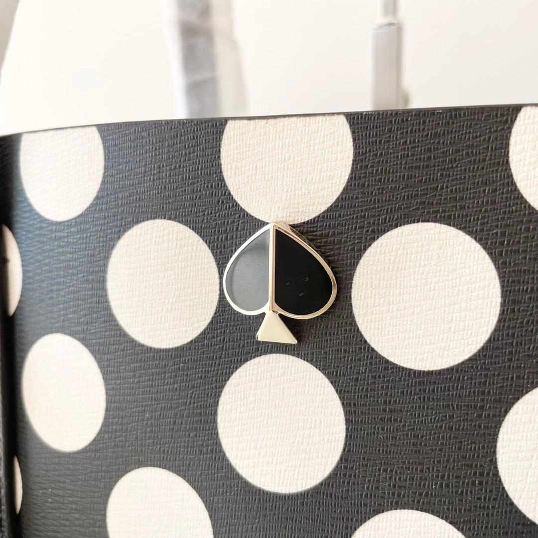 【新品】kate spade トートバッグ ポーチ付き モリー ドット A4