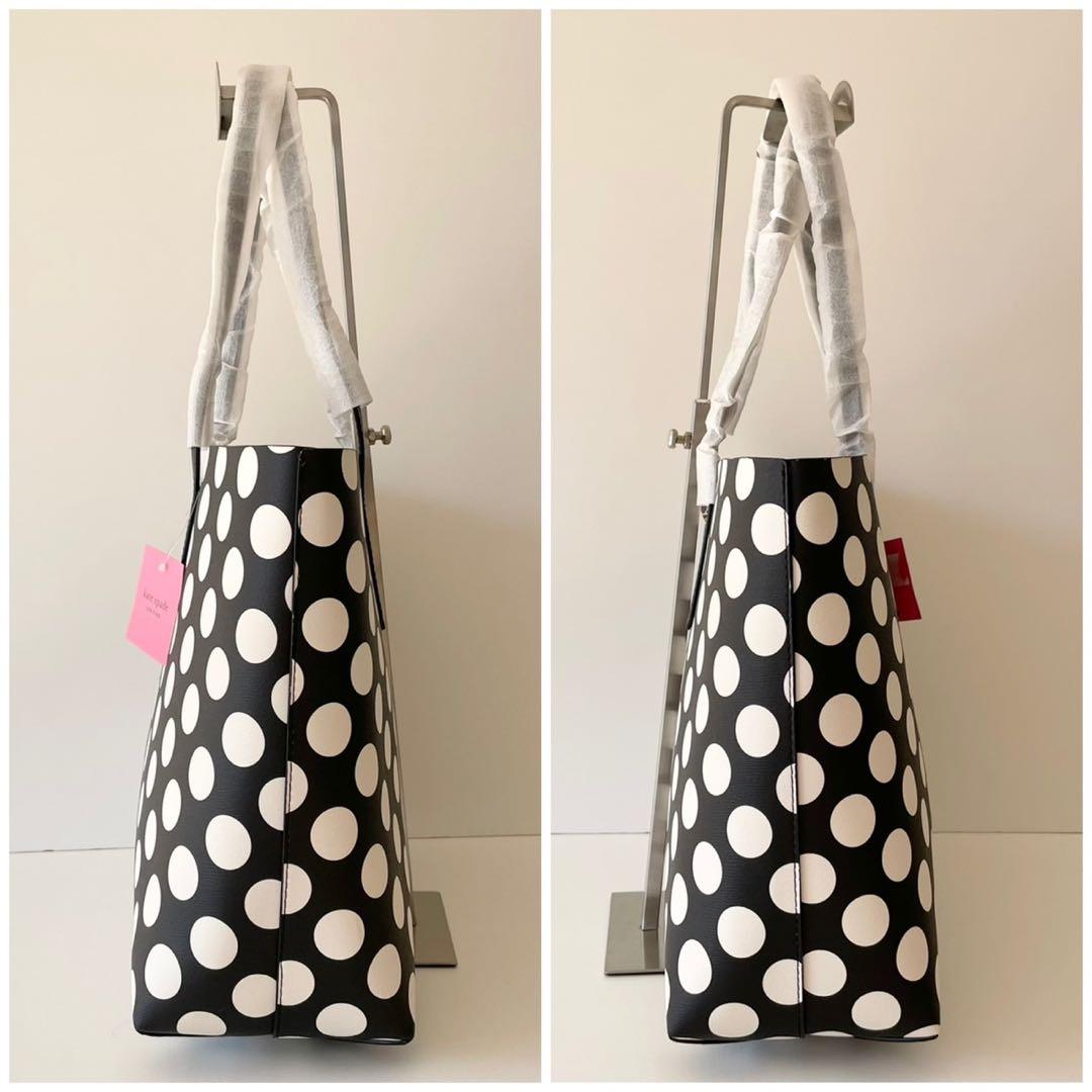 【新品】kate spade トートバッグ ポーチ付き モリー ドット A4