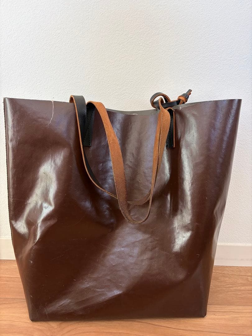 MARNI オリーブグリーン トートバッグ