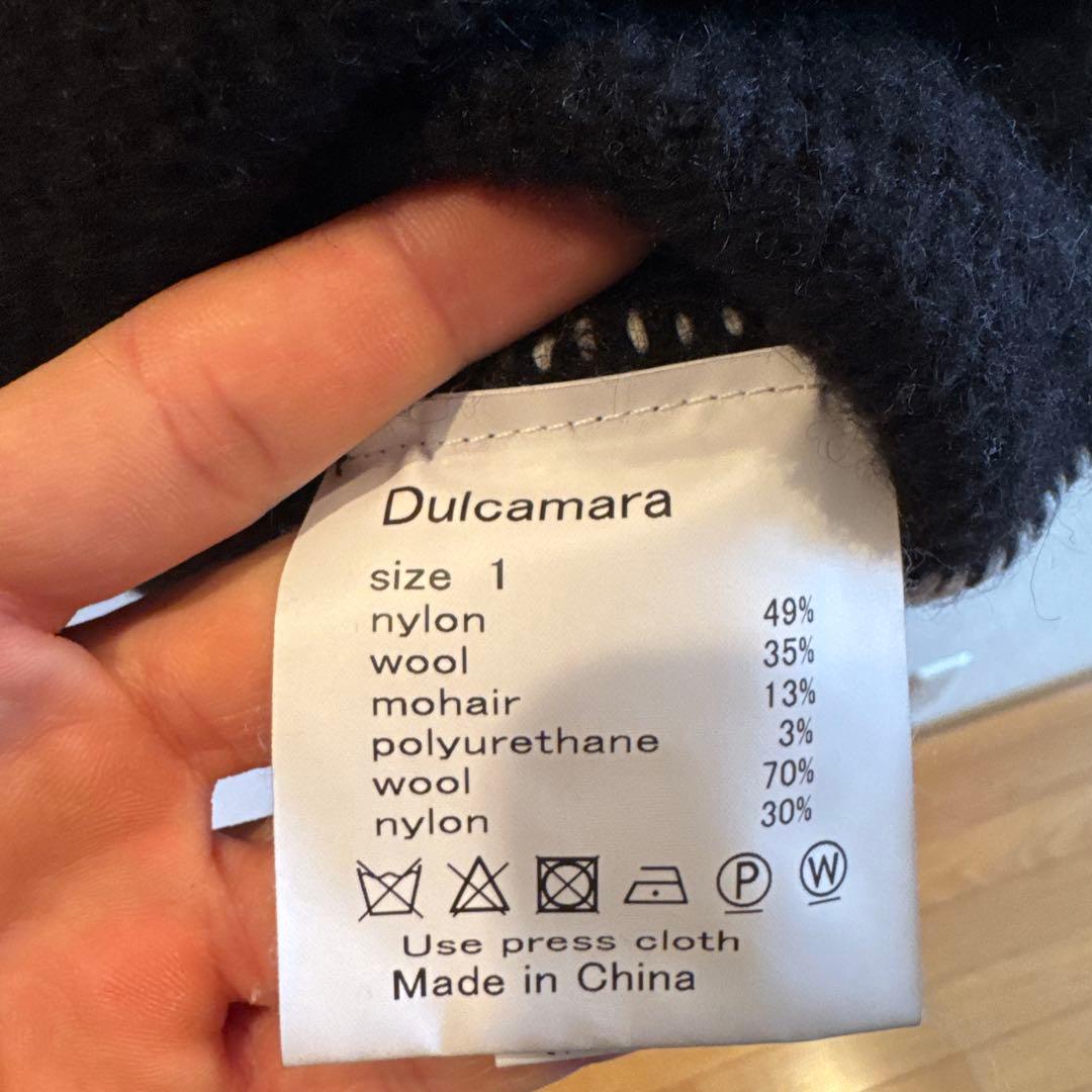 dulcamara 22aw ハンドステッチモヘア　カーディガン