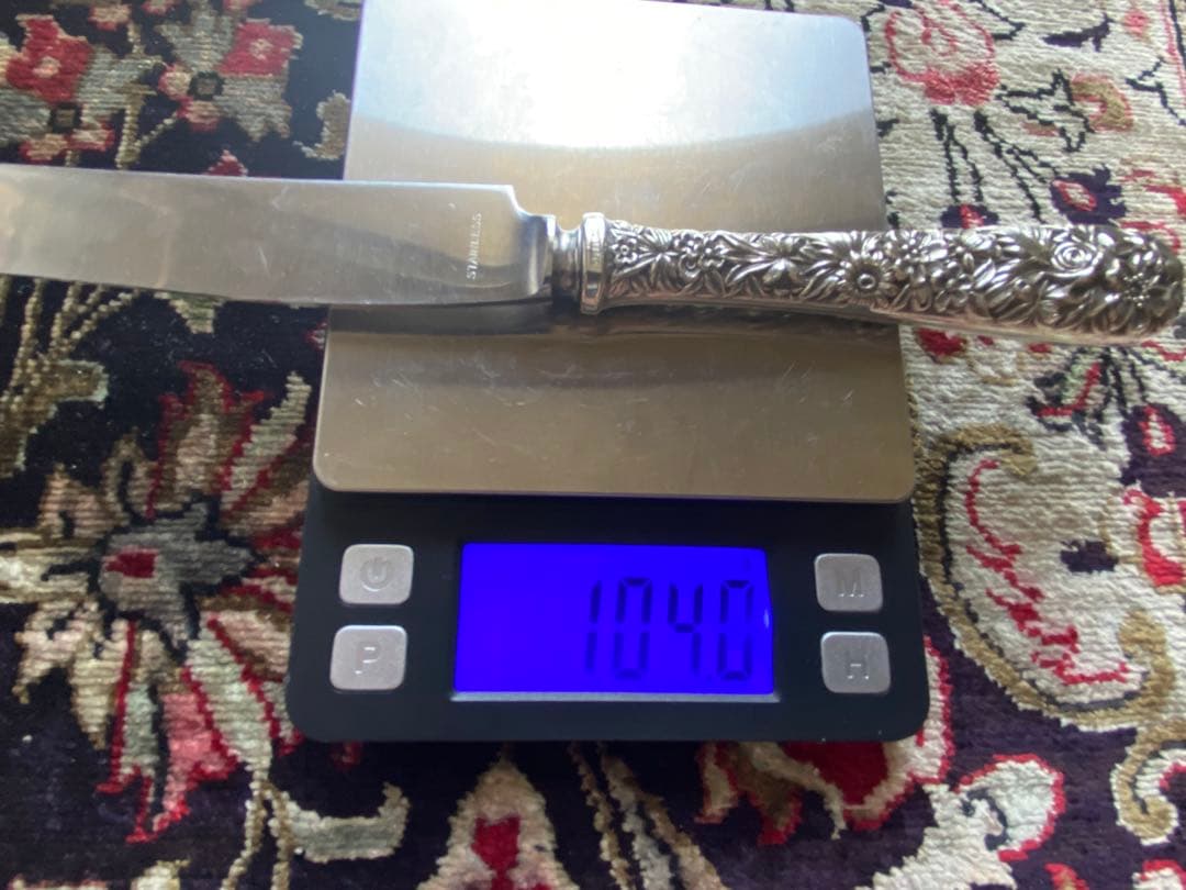 最終価格　アンティーク　銀製　カラトリー　ナイフ　セット　イギリス