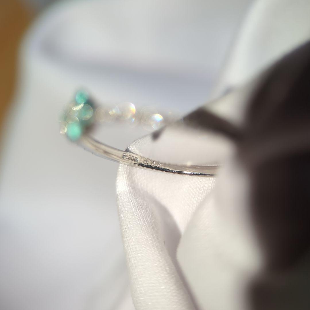 ミ*ス様 パライバトルマリン✰プラチナリング　14.5号