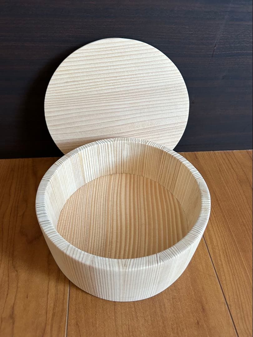 谷川木工芸　電子レンジ可能な木製おひつ予約注文品　美味しいご飯定価17,800円
