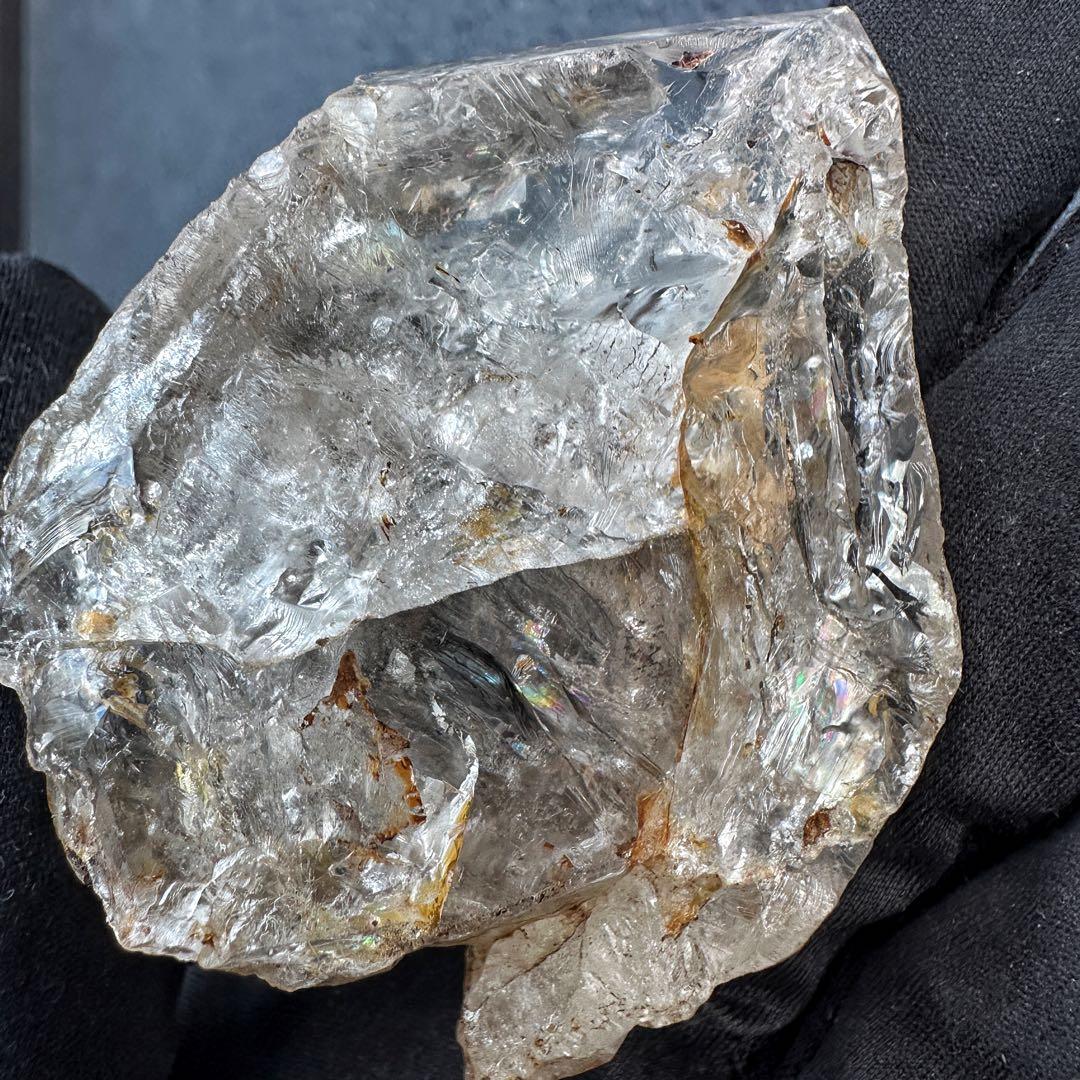 超高波動☆エネルギーの浄化❗️ハーキマー水晶レインボー☆パワーストーンA1527