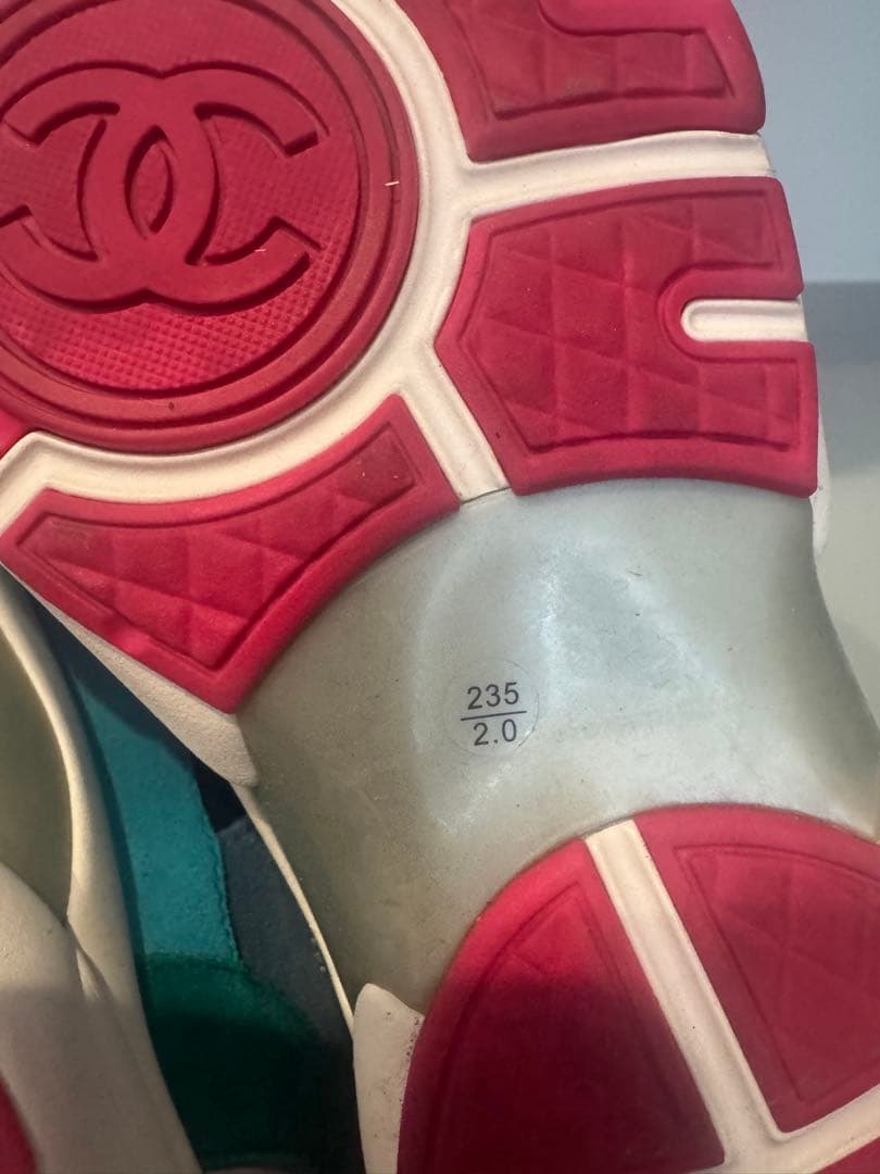 ピコ吾郎Chanel カラフルスニーカー 23.5サイズ