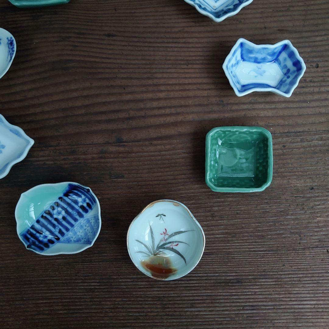 骨董 豆皿 お猪口 9種9枚 骨董 アンティーク