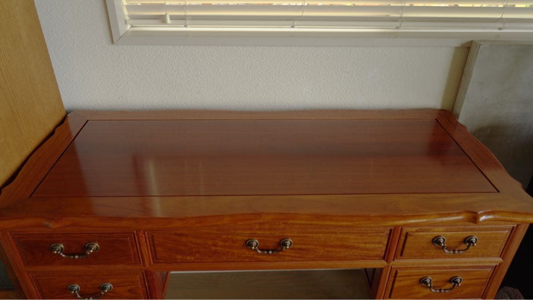 アンティーク　猫脚デスク　テーブル　引出し5杯 ビンテージ　工芸品