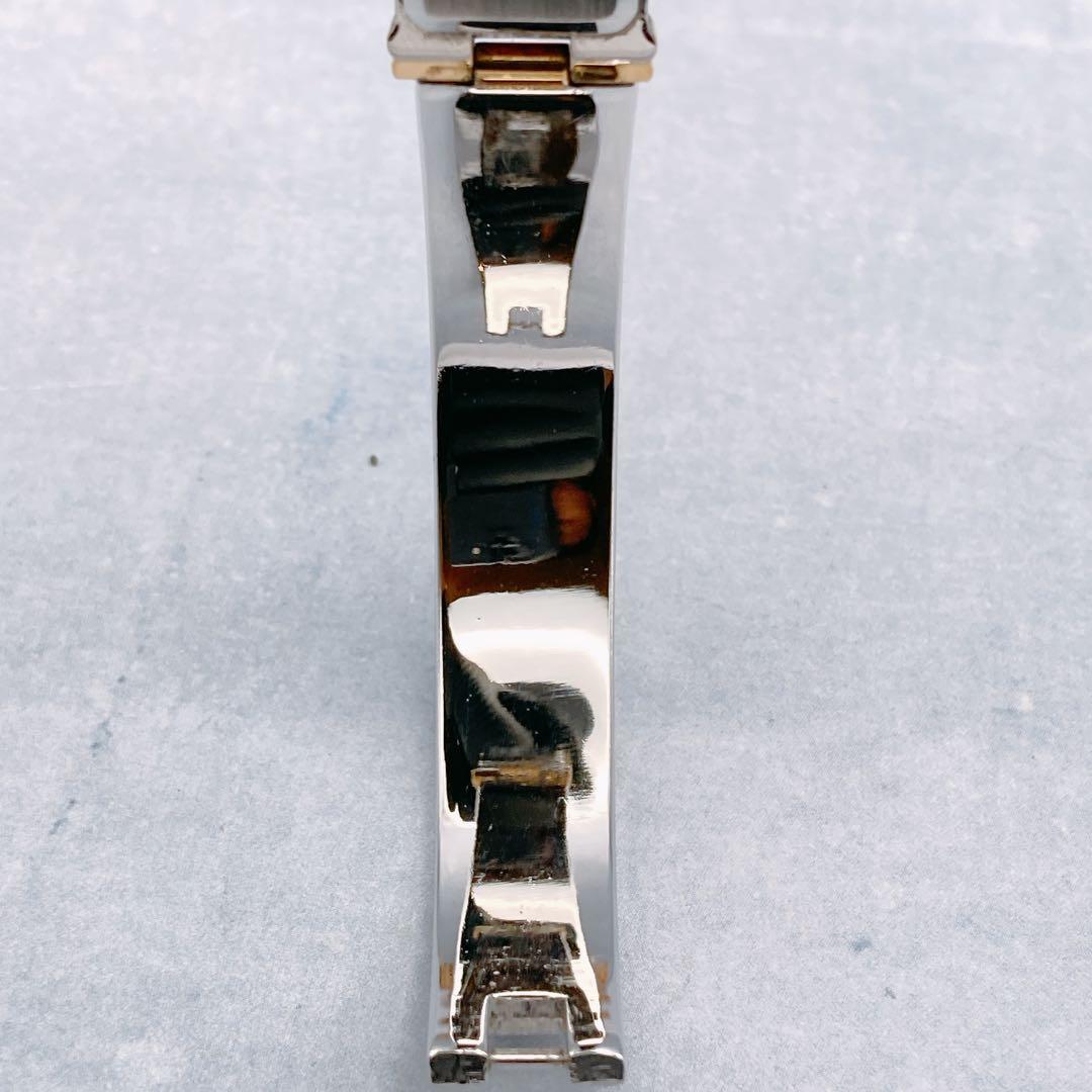 【稼動品】SEIKO バングルウォッチ レディース腕時計 スクエア　シルバー