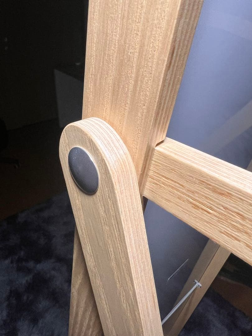 IKEA イケア IKORNNES スタンドミラー 全身鏡 アッシュ材