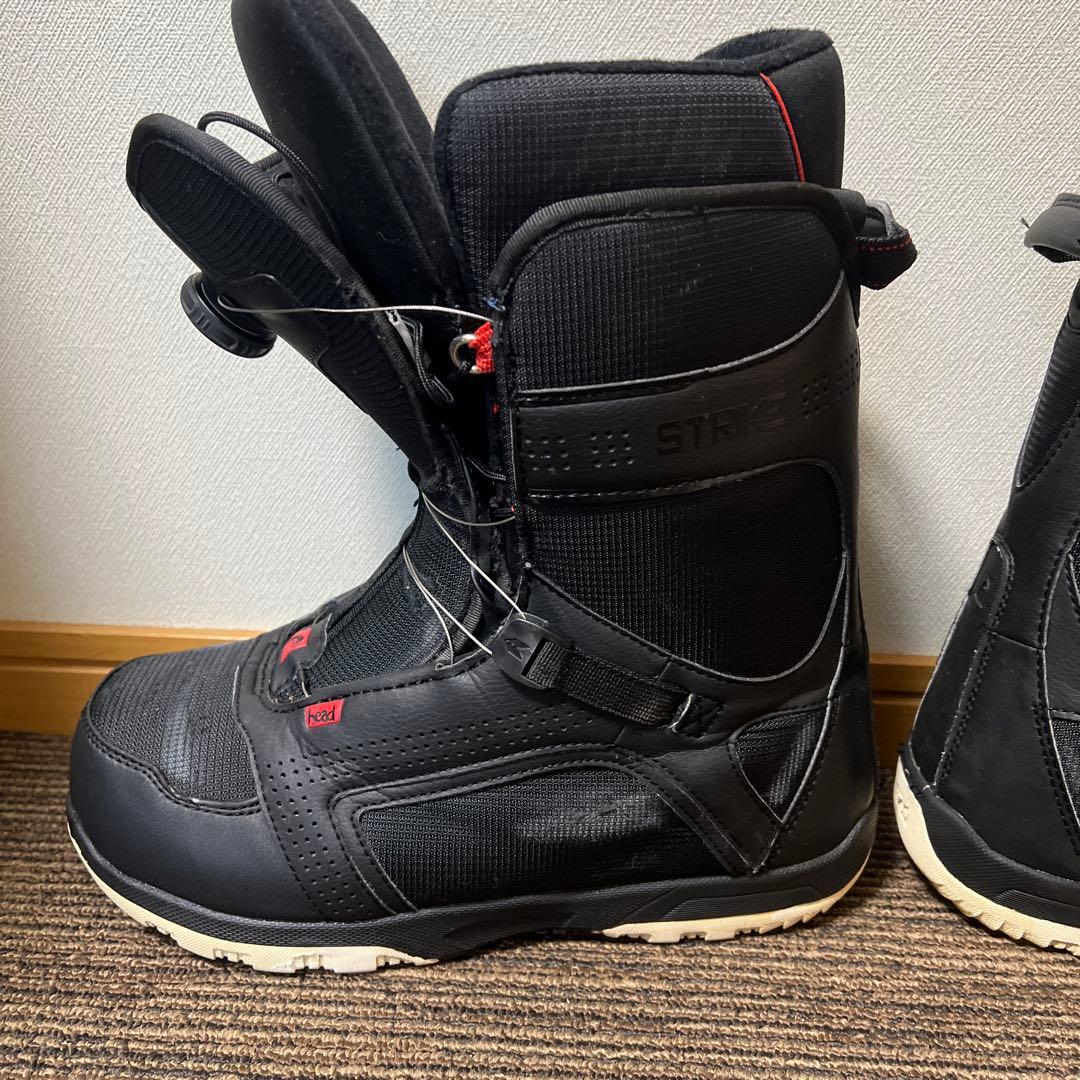 HEAD スノーボードブーツ STRIKE BOA ブラック 27.0cm