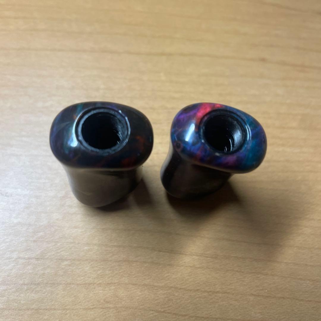 わたらせ樹脂工房 とても綺麗なスタビライズドウッド シマノ左用２個