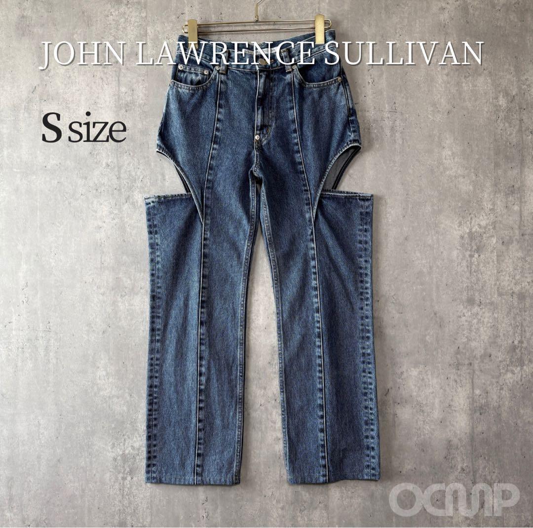 美品✨ジョンローレンスサリバン カットアウト デニムパンツ　ジーンズ　S
