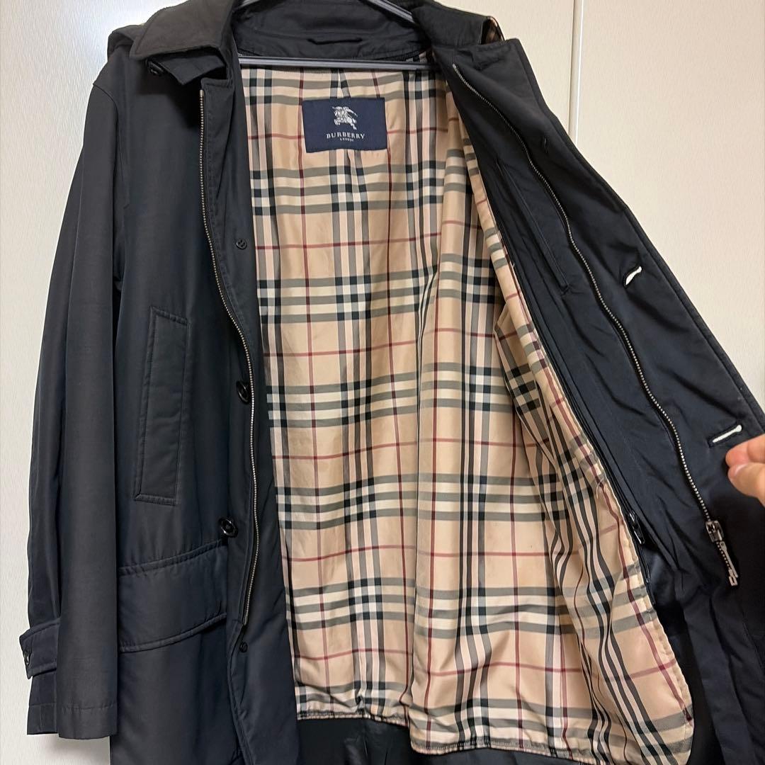 ダ*ー様 BURBERRY ステンカラーコート ブラック