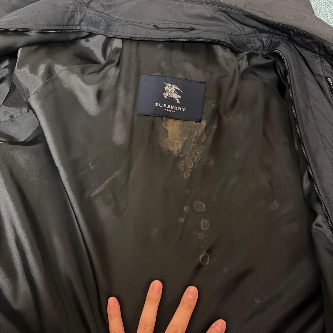 ダ*ー様 BURBERRY ステンカラーコート ブラック