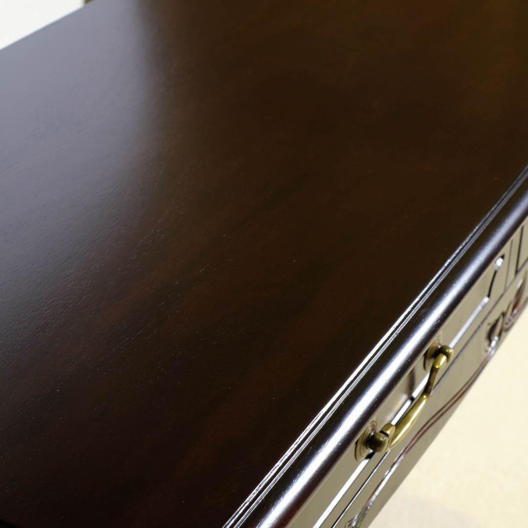 F 新品 コンソールテーブル アジアン 机 デスク サイドテーブル アンティーク