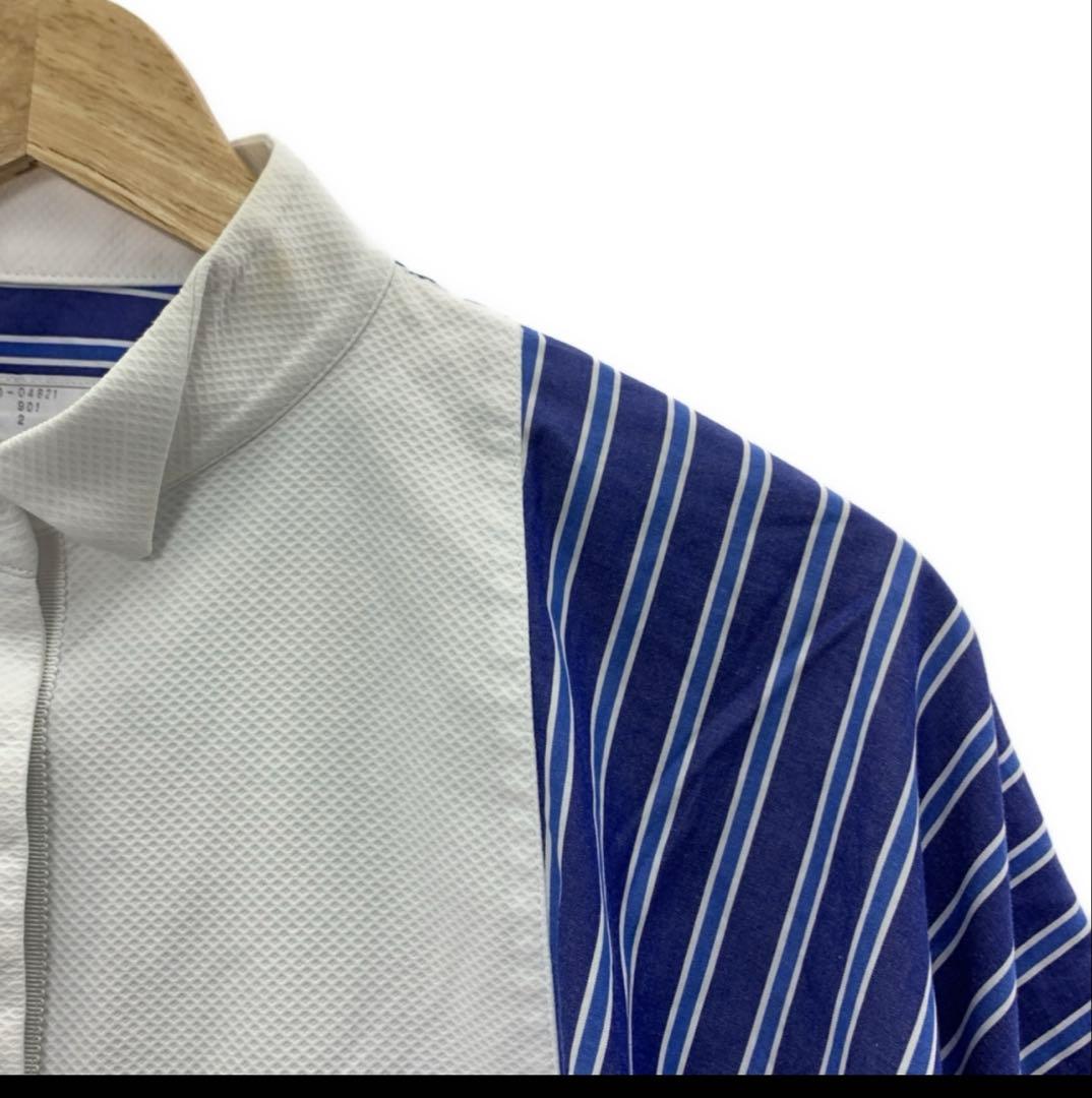 Sacai ストライプフレアシャツ　　2