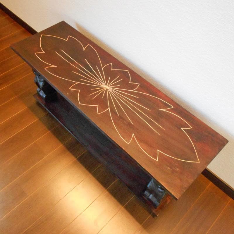 アウトレット品 花柄模様 ロータイプ ＴＶボード / おまけ お祈りかえる付き♪