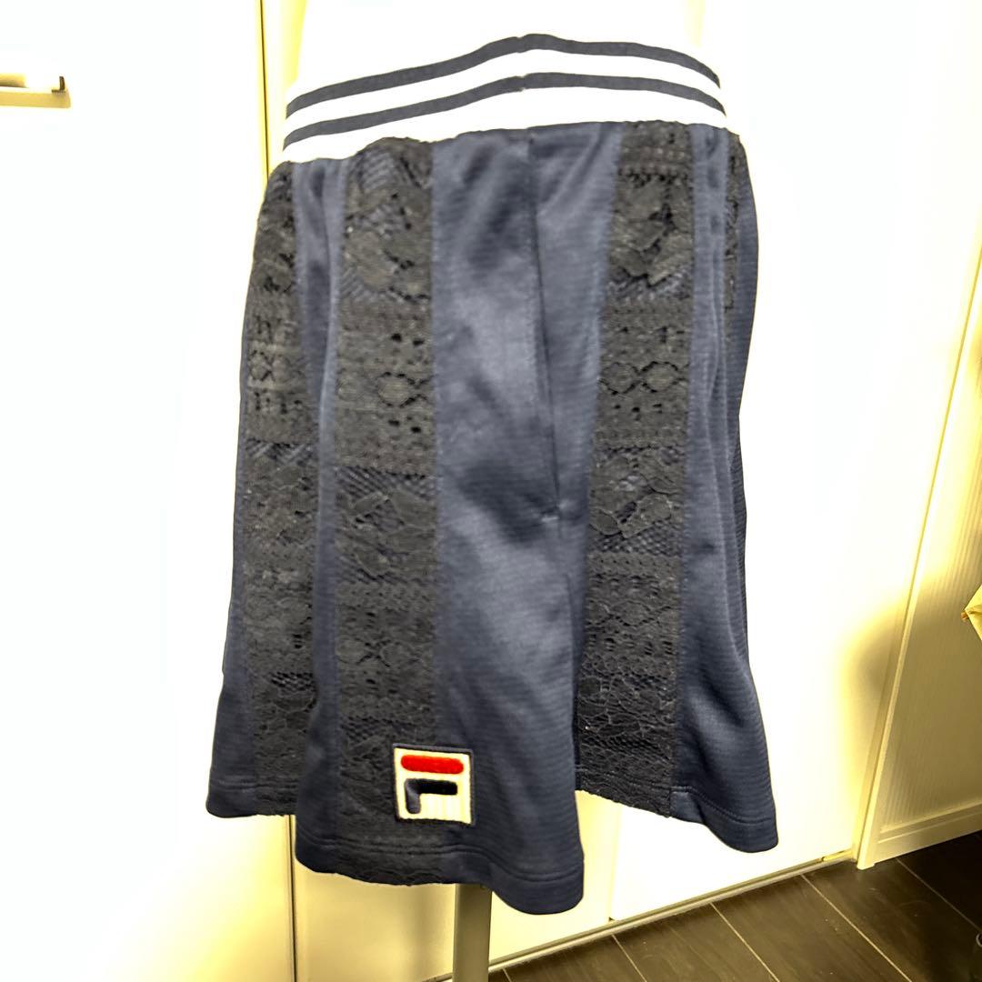 FILA ネイビー レーステニスウェア　セットアップ