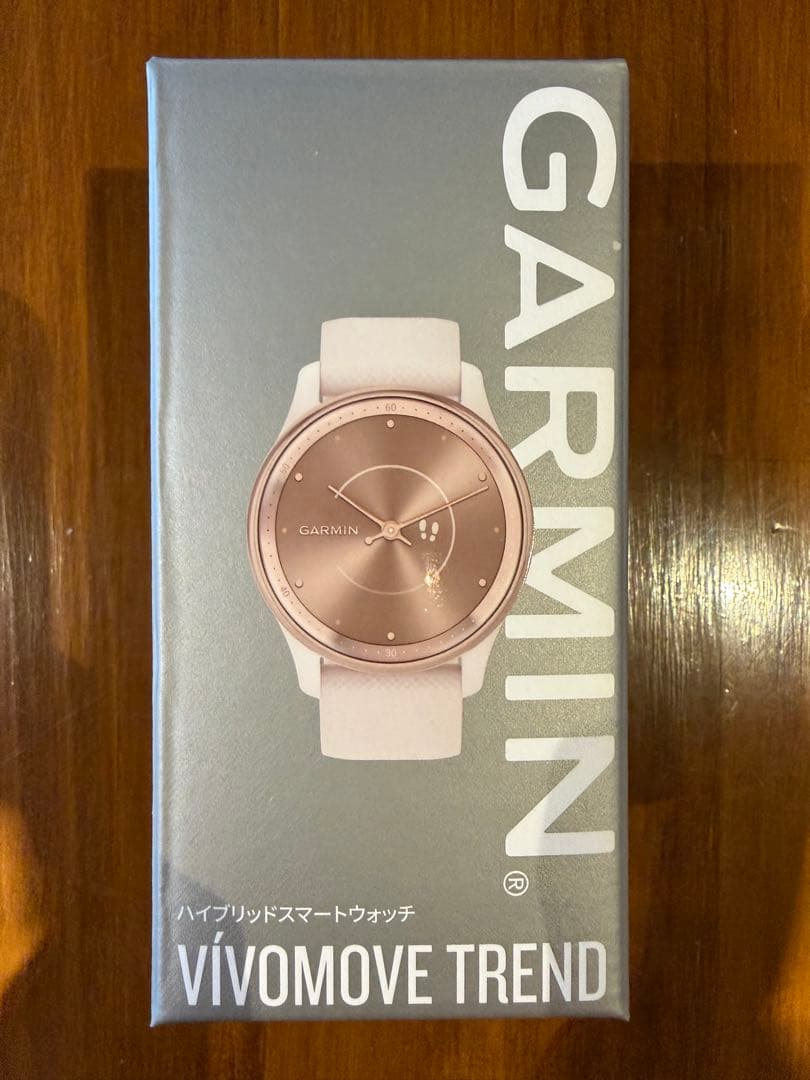 GARMIN VIVOMOVE TREND アイボリー/ピーチゴールド