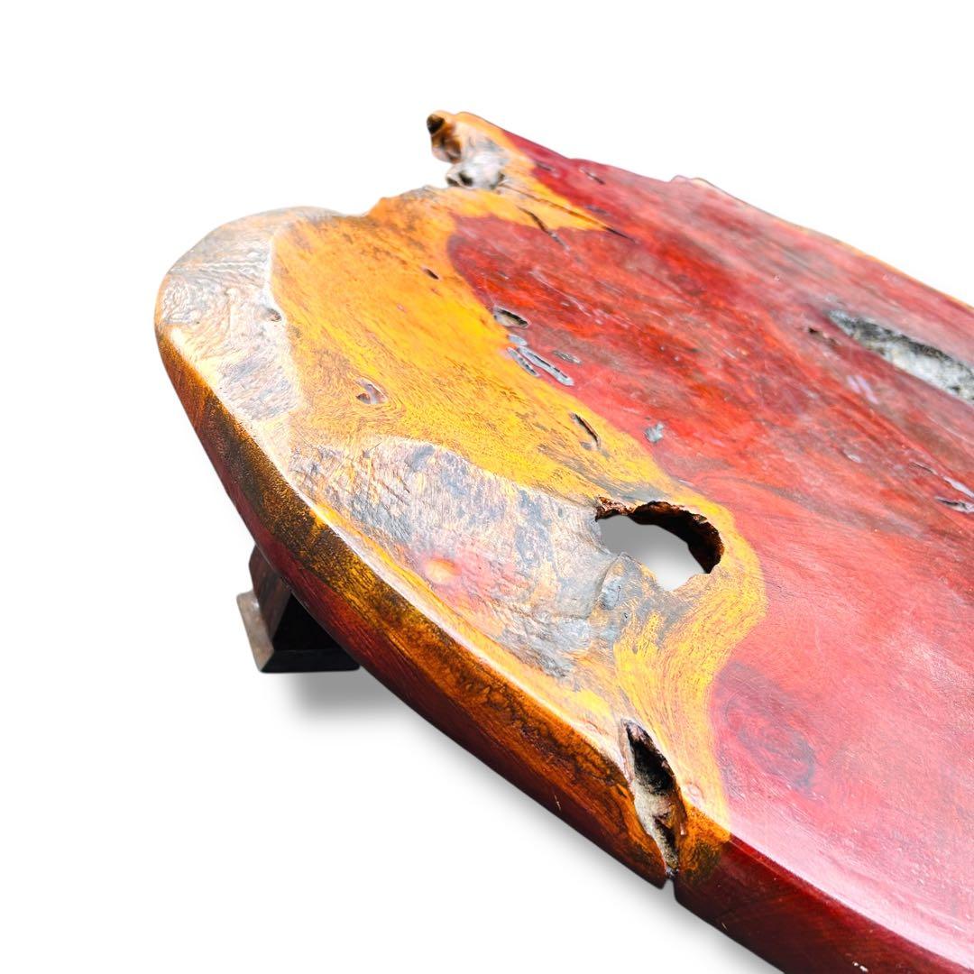 【超特価品】特大 高級 花梨 座卓 一枚板 天然木 ローテーブル 古民家