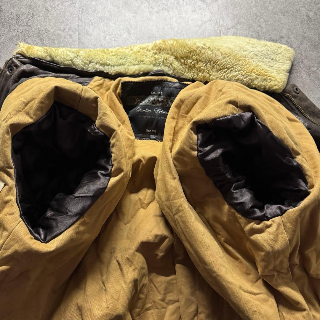 【90s vintage】フライトジャケット　G-1 A-2 ワッペン　2XL