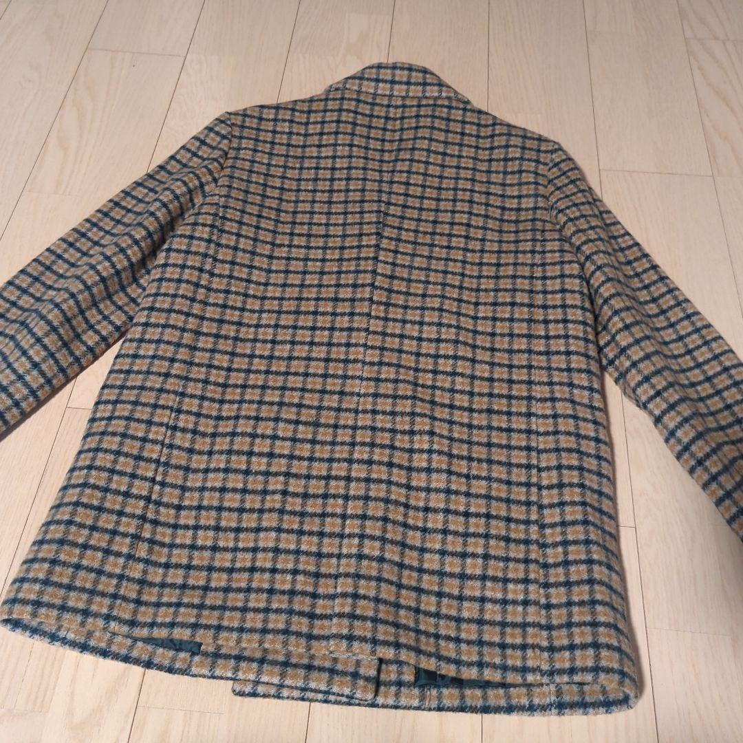 Ameri　CHECK ECO WOOL BIG JACKET