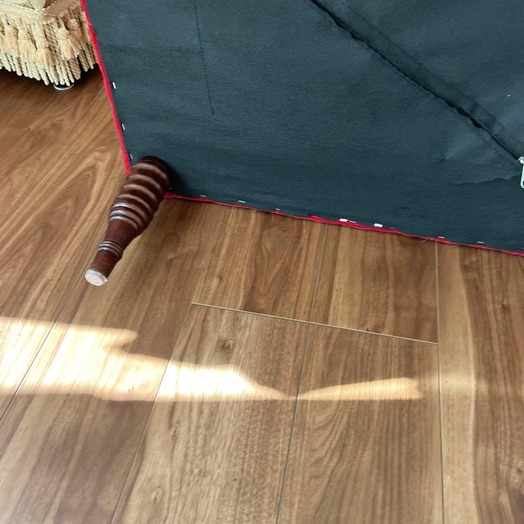 スツール　オットマン　シャンデリアランプ3点　引き取り限定