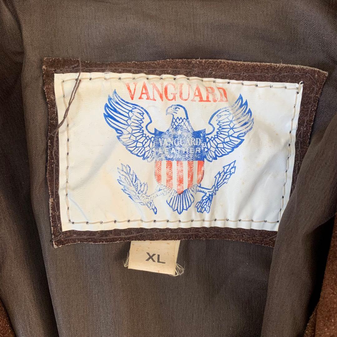 VANGUARD ヴァンガード フリンジジャケット レザー 本革 コンチョ XL
