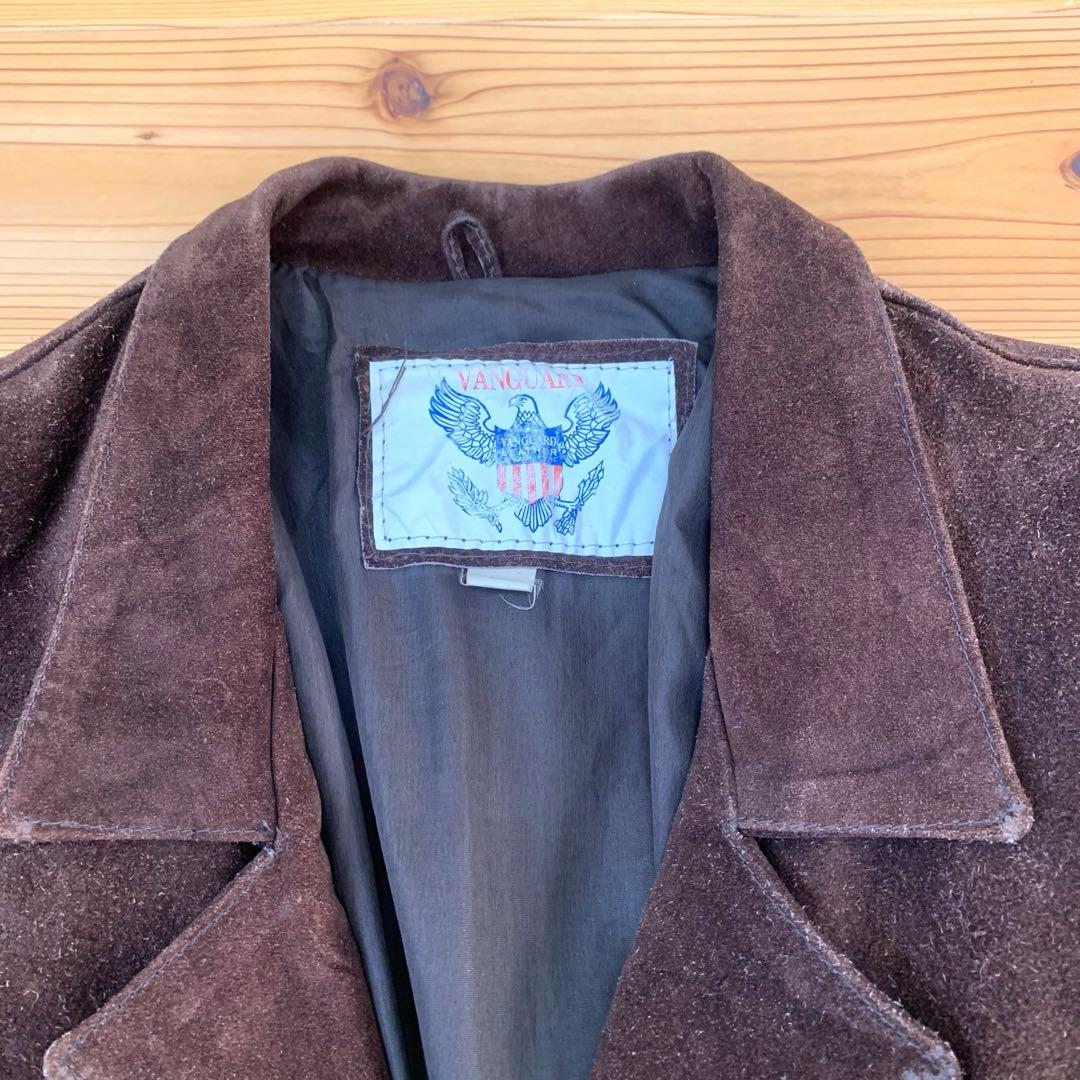 VANGUARD ヴァンガード フリンジジャケット レザー 本革 コンチョ XL