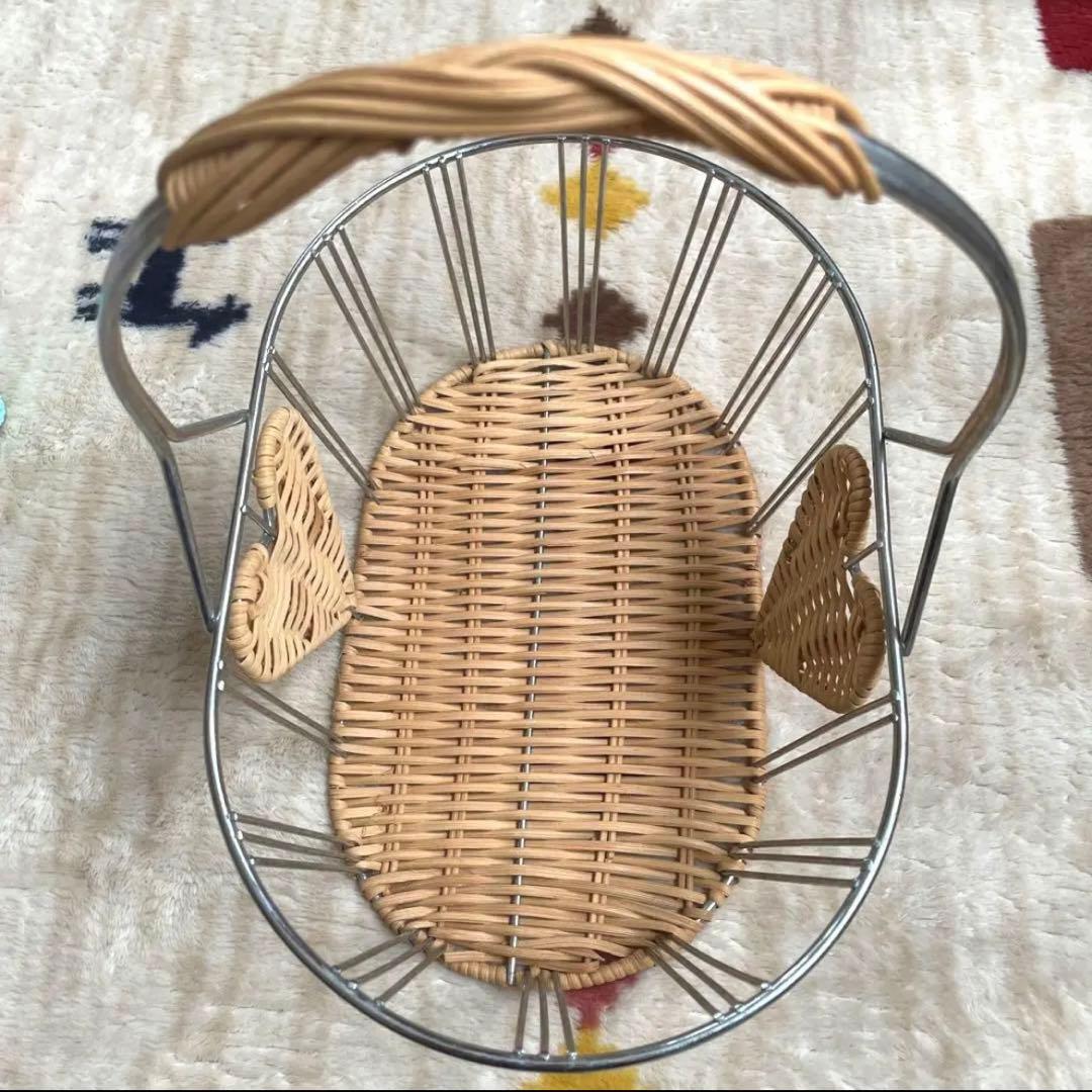 幸せ ハート ワイヤー バスケット 2カラー ミニハート型 バスケット 計13個