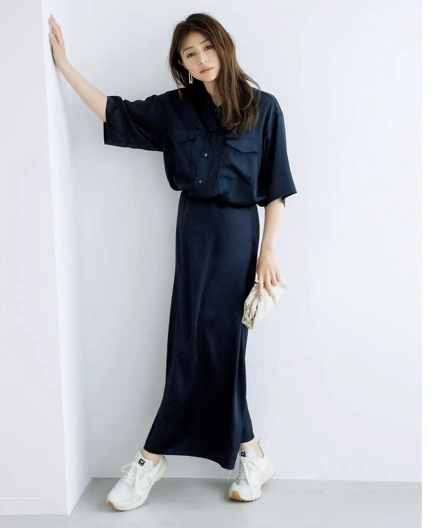 loin. フラップポケットブラウス　ロワン　井川遥