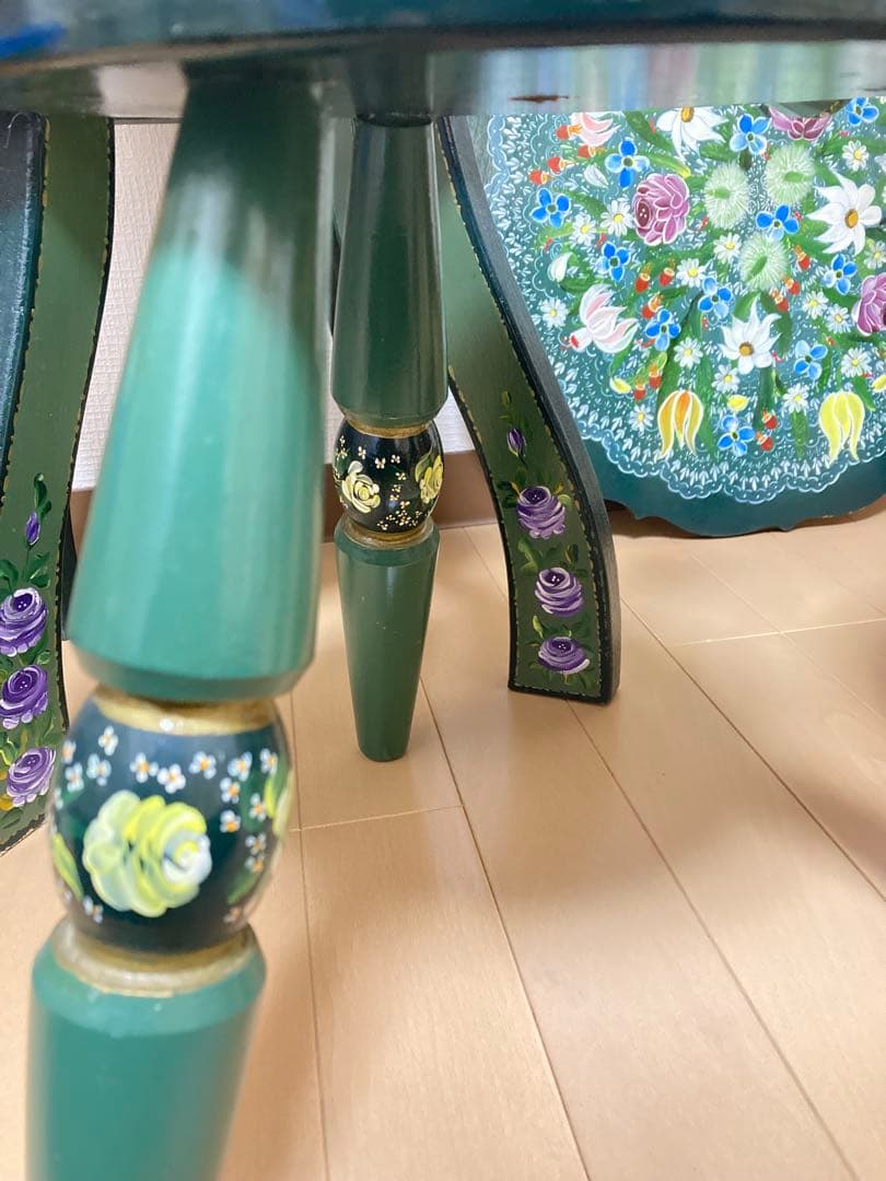 【気まぐれ価格‼️】トールペイント 飾り台 サイドテーブル 壁掛け