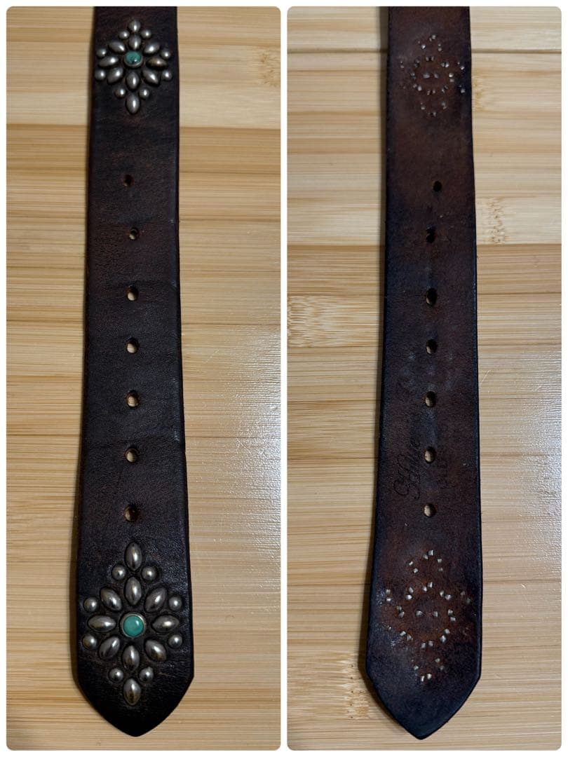 ヒステリックグラマーx オールドスタッズ⭐️ブラック 茶芯⭐️ターコイズストーン⭐️M