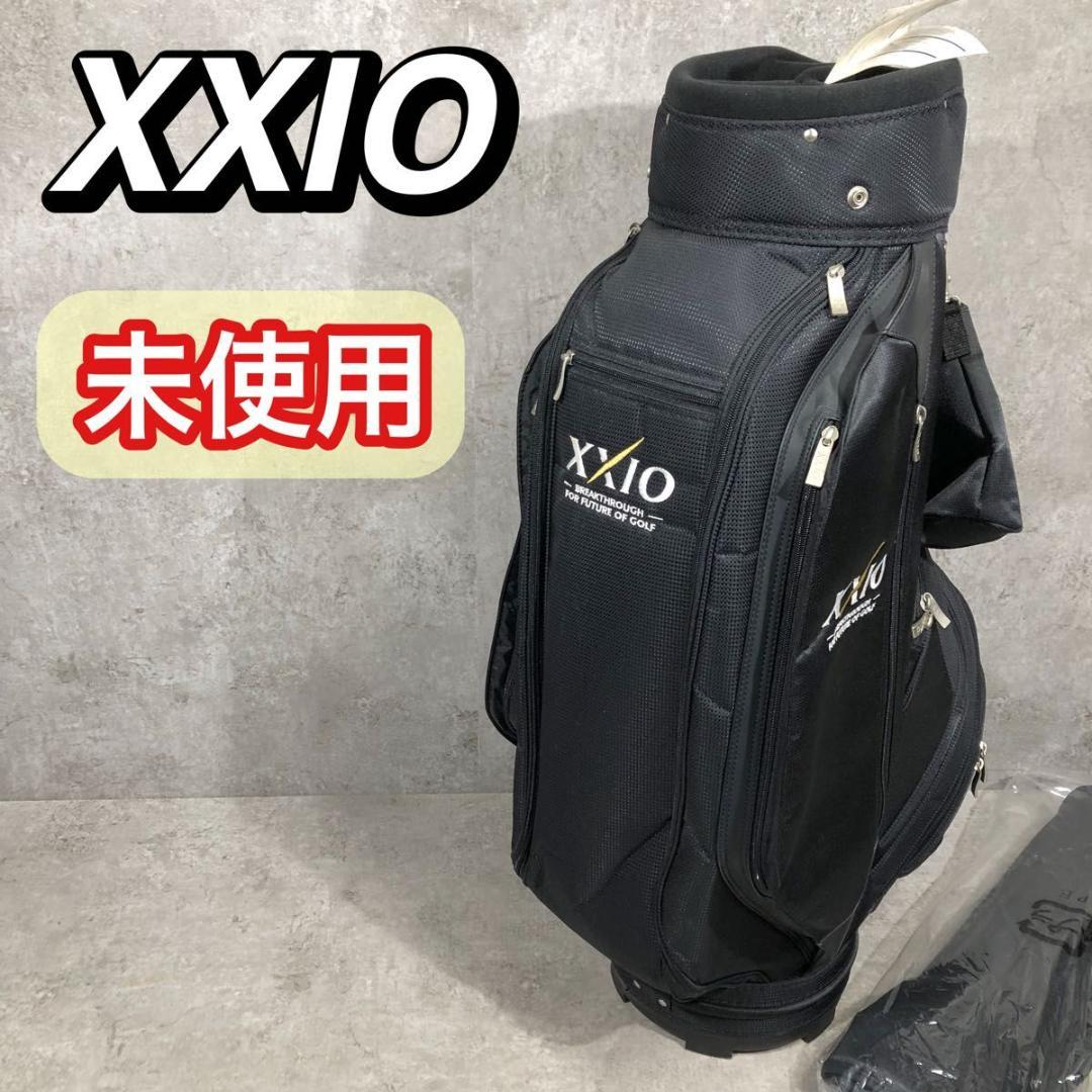 未使用 XXIO ゼクシオ キャディバッグ ゴルフ バッグ 黒 ブラック