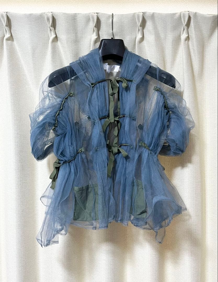 タオコムデギャルソン 2025SS チュールブラウス M