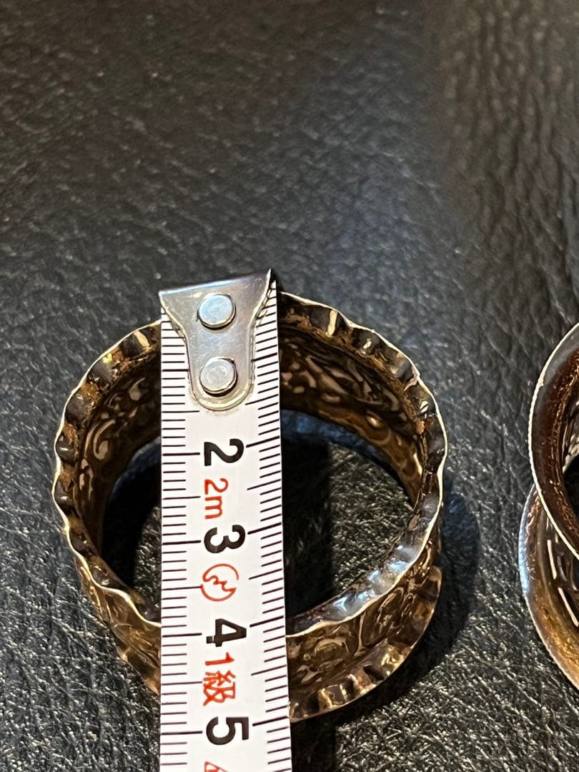 イギリス　純銀製　スターリングシルバー925 ナプキンリング　セット