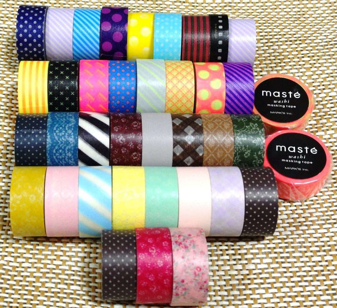 マスキングテープ マークス ミニサイズ シック パターンミックス マカロン 花柄