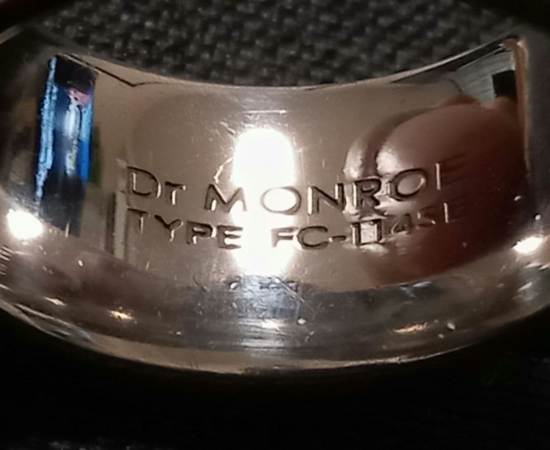 Dr MONROE ドクターモンロー K18 メッセージスカルリング 21号