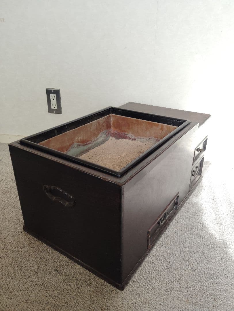 長火鉢　唐木造　江戸火鉢・関東型