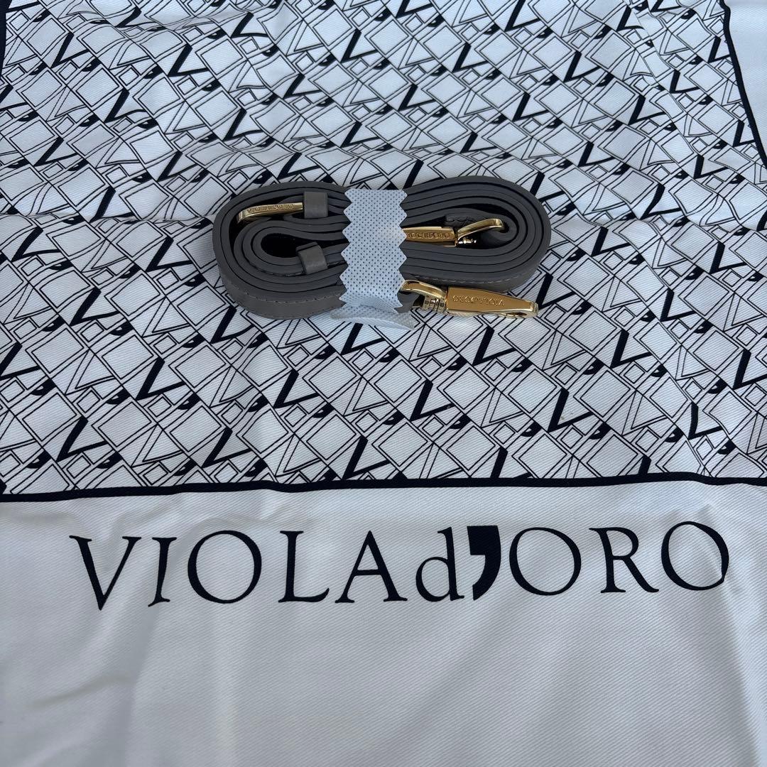 VIOLAd’ORO ヴィオラドーロ イタリアンWフェイスレザートートバッグ M