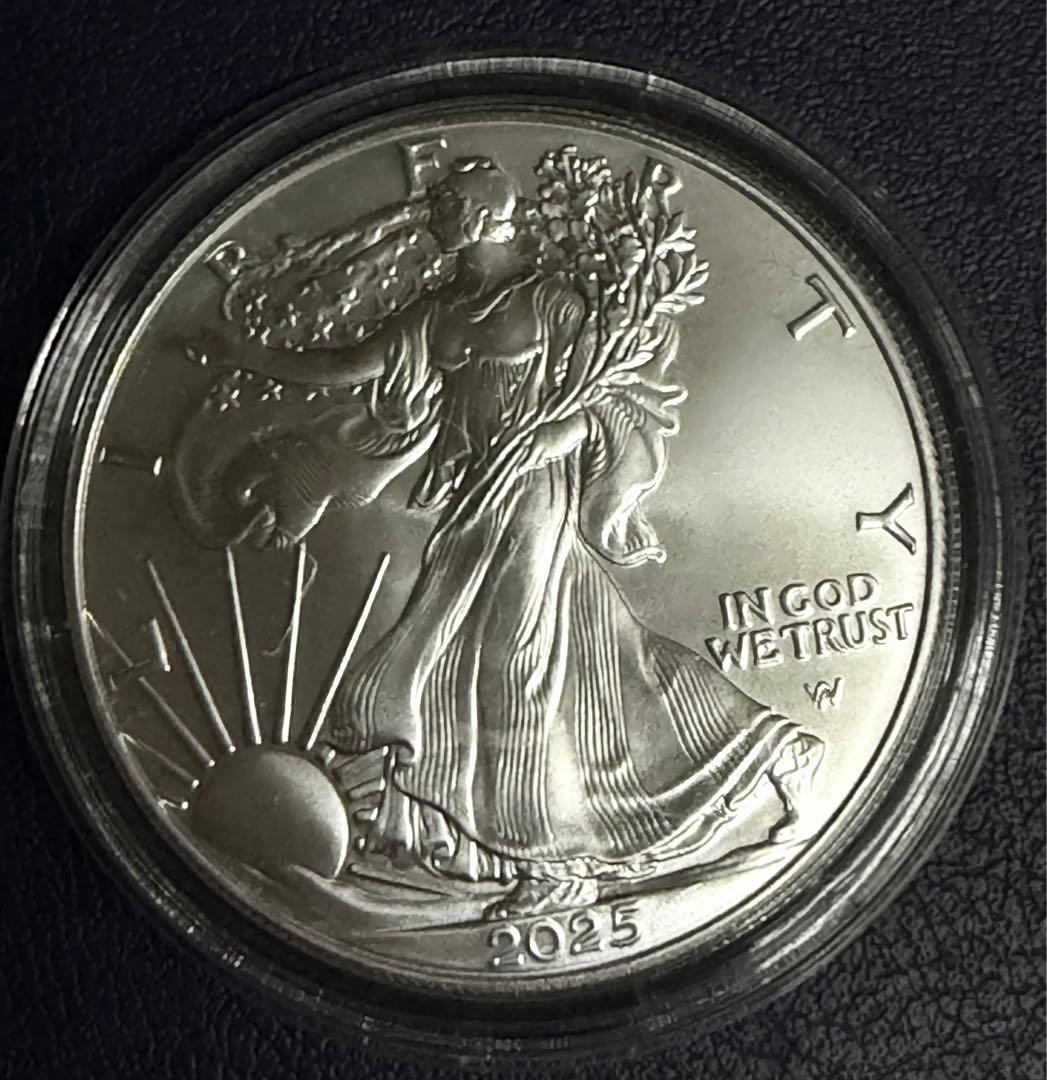 3個セット2025年 アメリカ純銀 自由の女神　イーグル　保証書付き