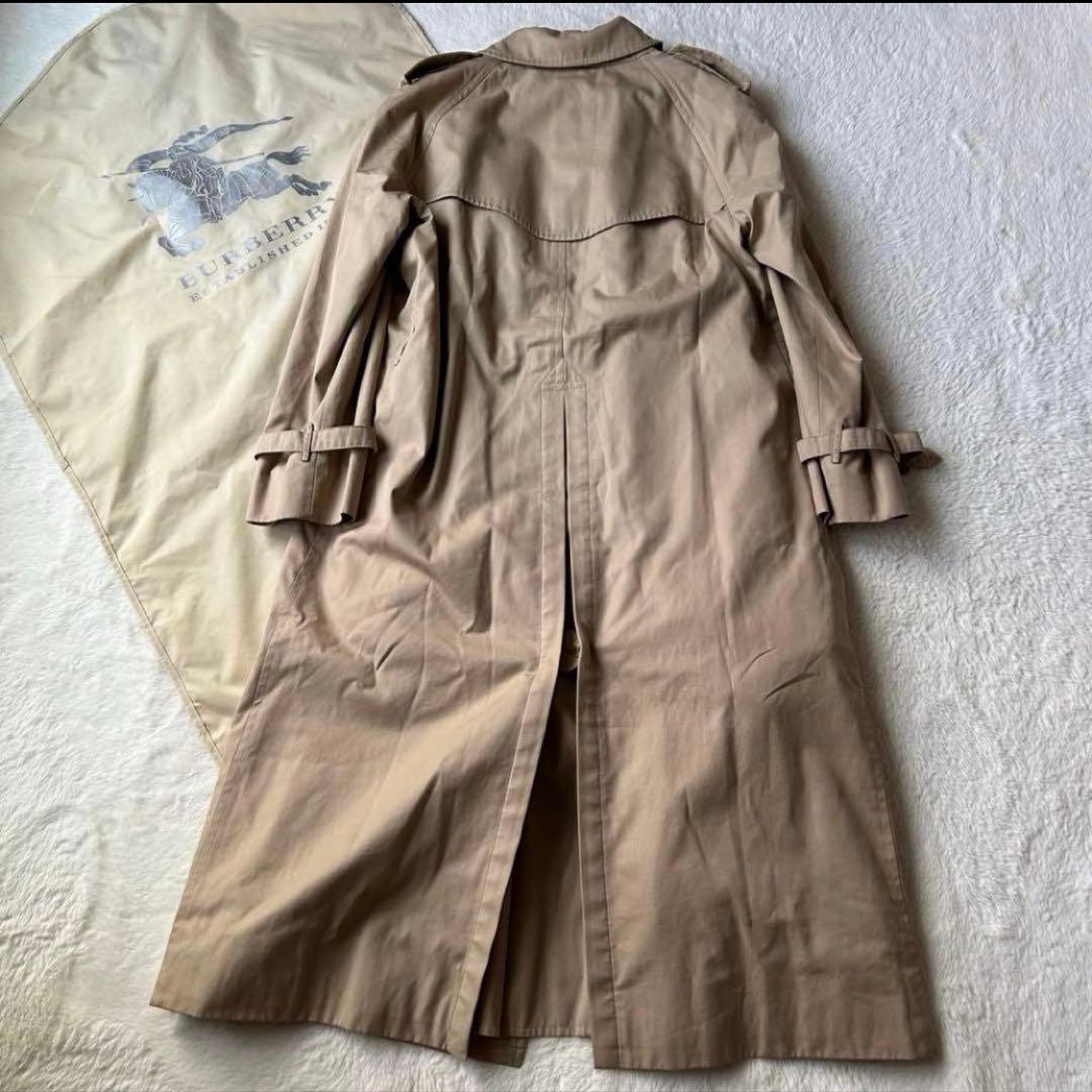 着丈110✨バーバリー トレンチコート ロング ノバチェック ライナー付き